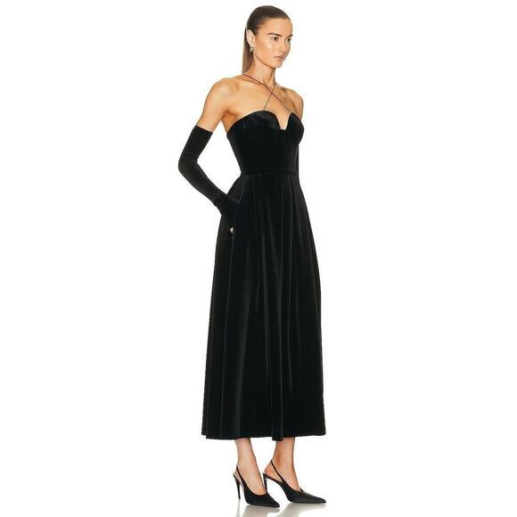 ALEX PERRY Patten Velvet Sweetheart Teacup Glove Dress AU14(US10) - Picture 4 of 12